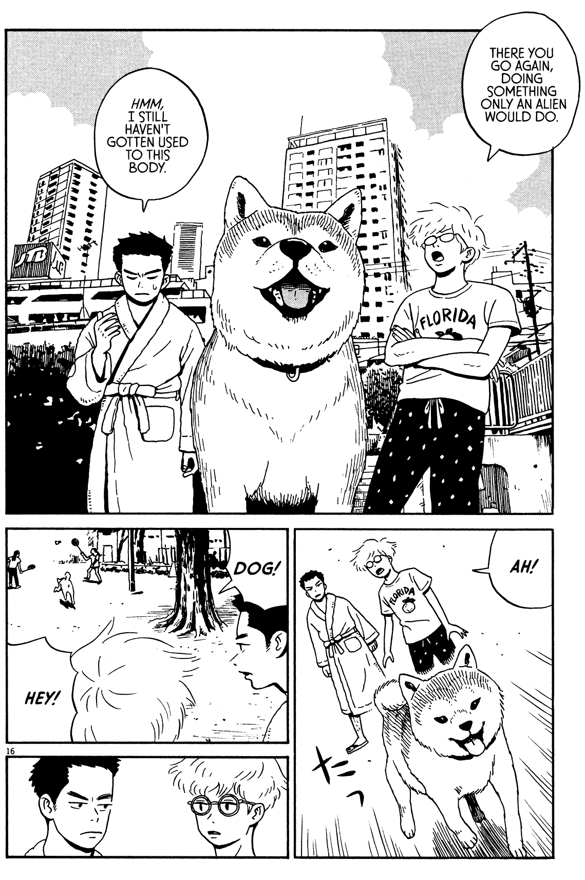 Tokyo Alien Brothers Chapter 3 page 16 - Chapter 3: Frisbee or a Dog?