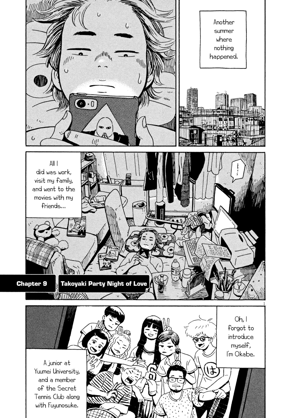 Tokyo Alien Brothers Chapter 9 page 1 - Chapter 9: Takoyaki Party Night of Love