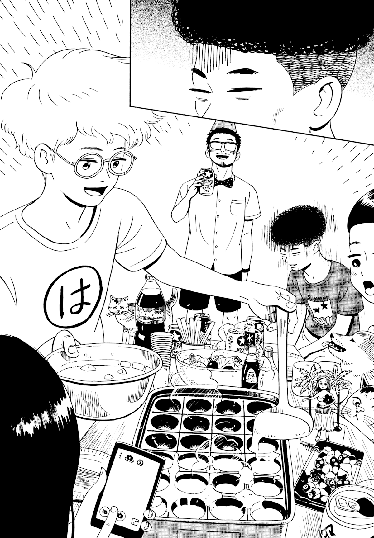 Tokyo Alien Brothers Chapter 9 page 4 - Chapter 9: Takoyaki Party Night of Love