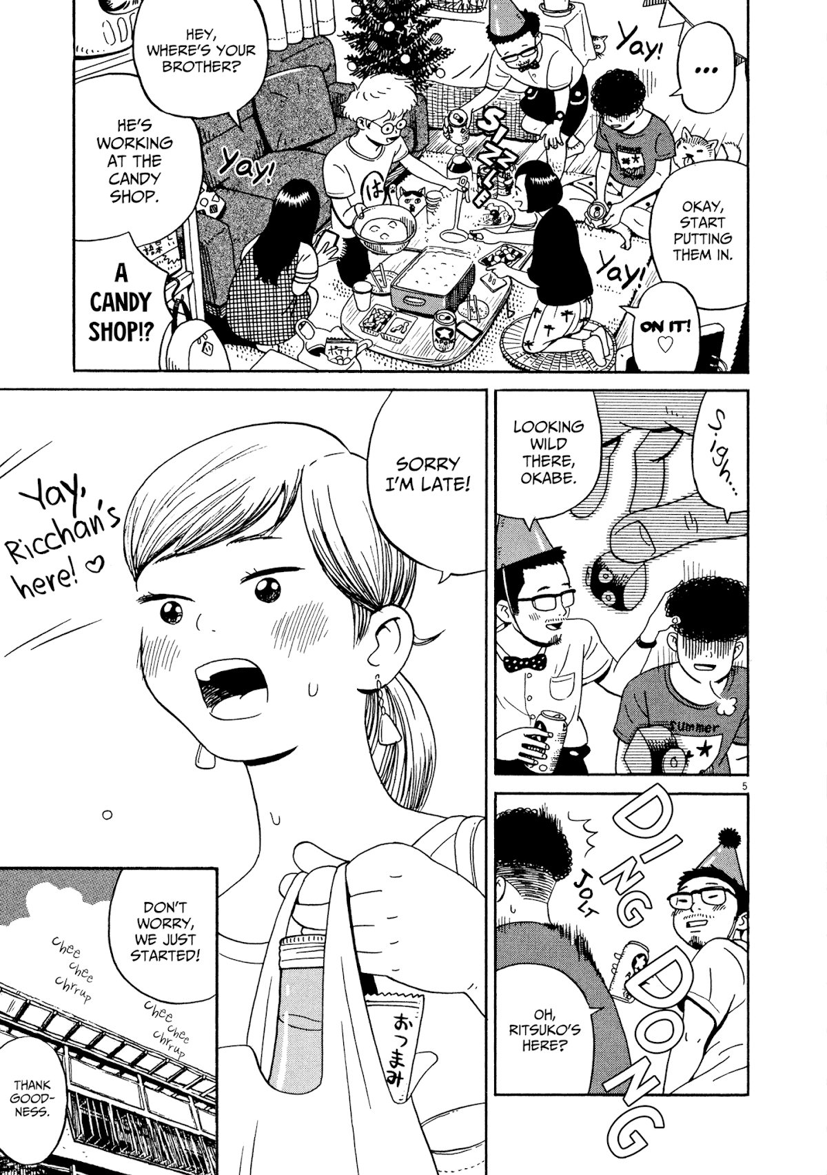 Tokyo Alien Brothers Chapter 9 page 5 - Chapter 9: Takoyaki Party Night of Love