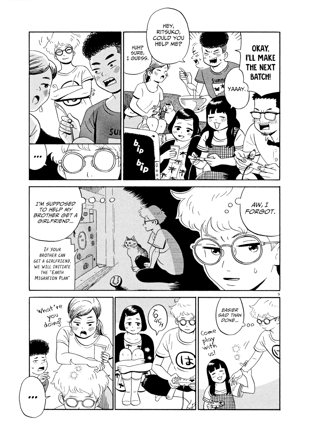 Tokyo Alien Brothers Chapter 9 page 9 - Chapter 9: Takoyaki Party Night of Love