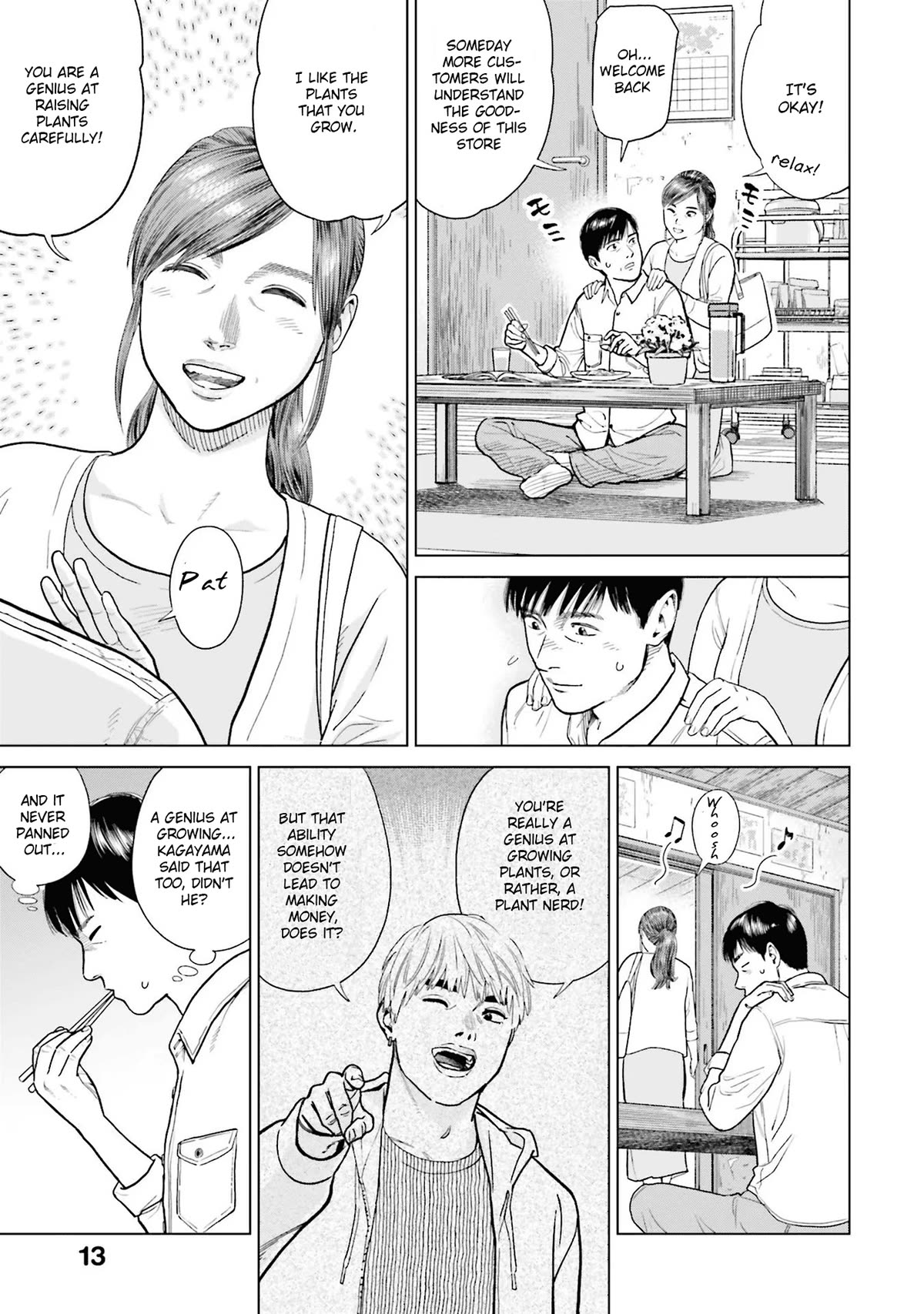 Tokyo Cannabis Special Ward - The Guy Called Cannabis King Chapter 1 page 13 - Chapter 1: The plant that bears gold