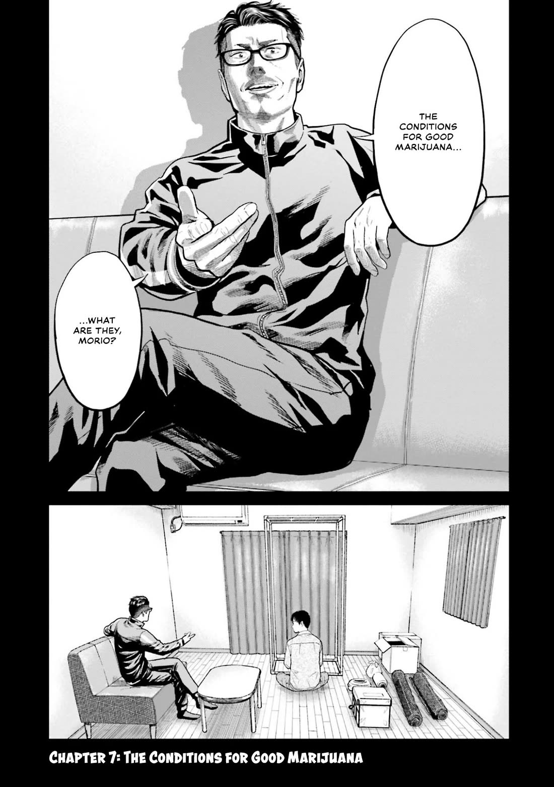 Tokyo Cannabis Special Ward - The Guy Called Cannabis King Chapter 7 page 1 - Chapter 7: The Conditions for Good Marijuana