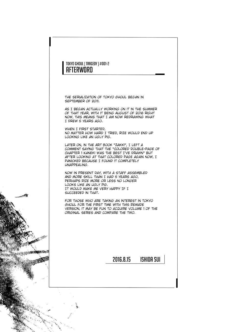 Tokyo Ghoul: Redrawn Chapter 1 page 39 - Chapter 1 : Tragedy