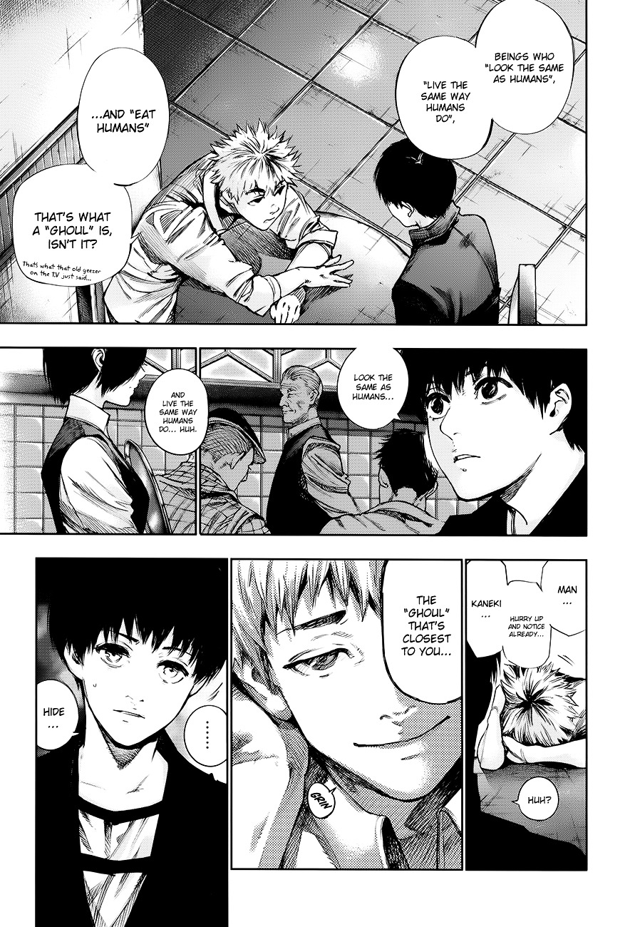 Tokyo Ghoul: Redrawn Chapter 1 page 7 - Chapter 1 : Tragedy