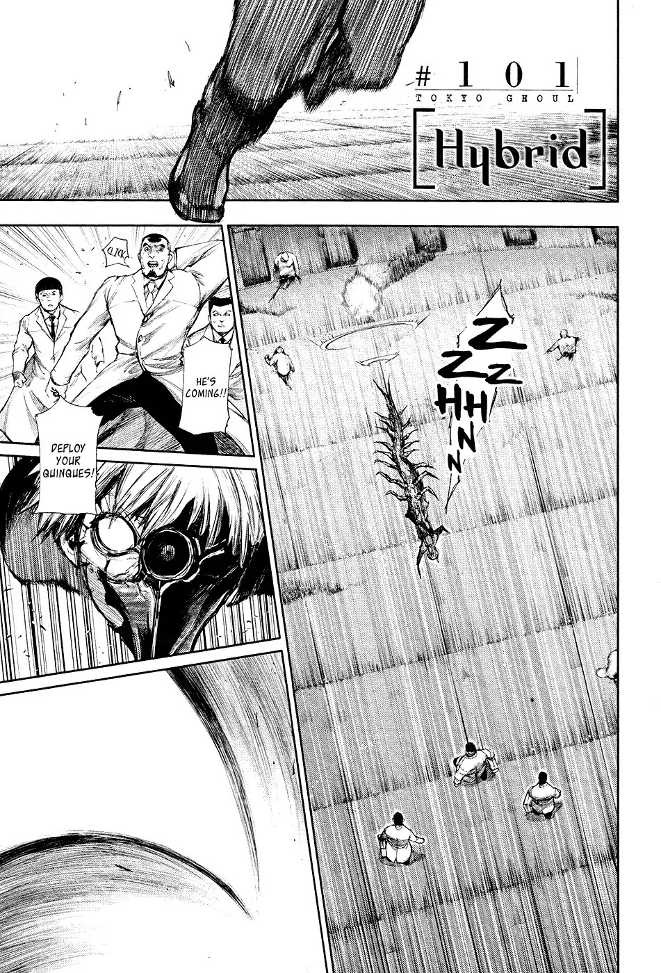 Tokyo Ghoul Chapter 101 page 2 - Chapter 101: Hybrid