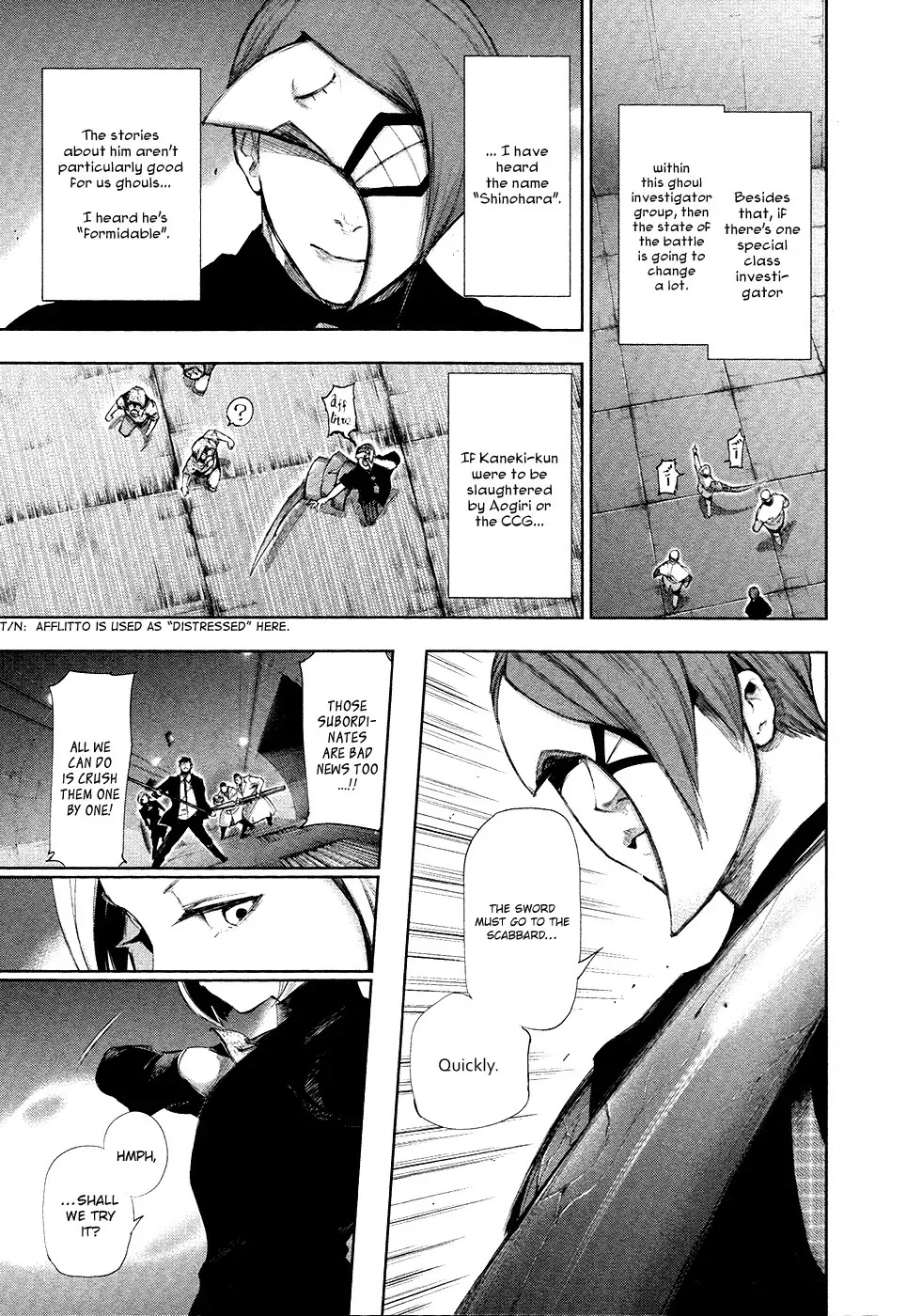 Tokyo Ghoul Chapter 104 page 4 - Chapter 104: Gas