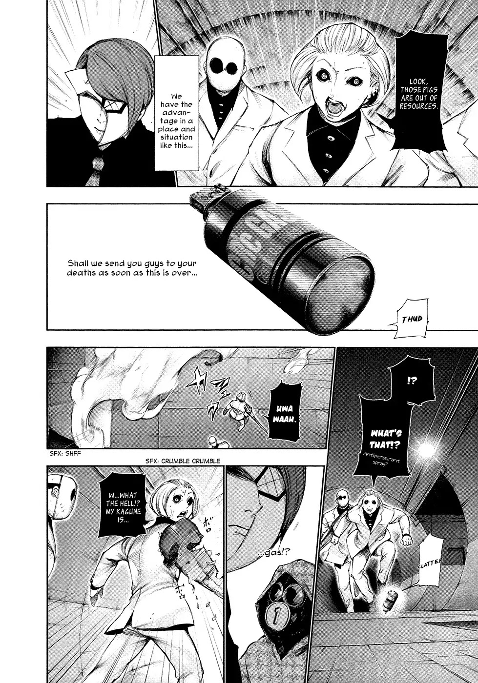 Tokyo Ghoul Chapter 104 page 5 - Chapter 104: Gas