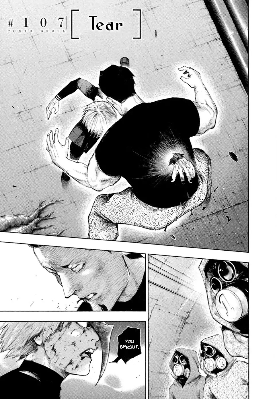 Tokyo Ghoul Chapter 107 page 2 - Chapter 107: Tear