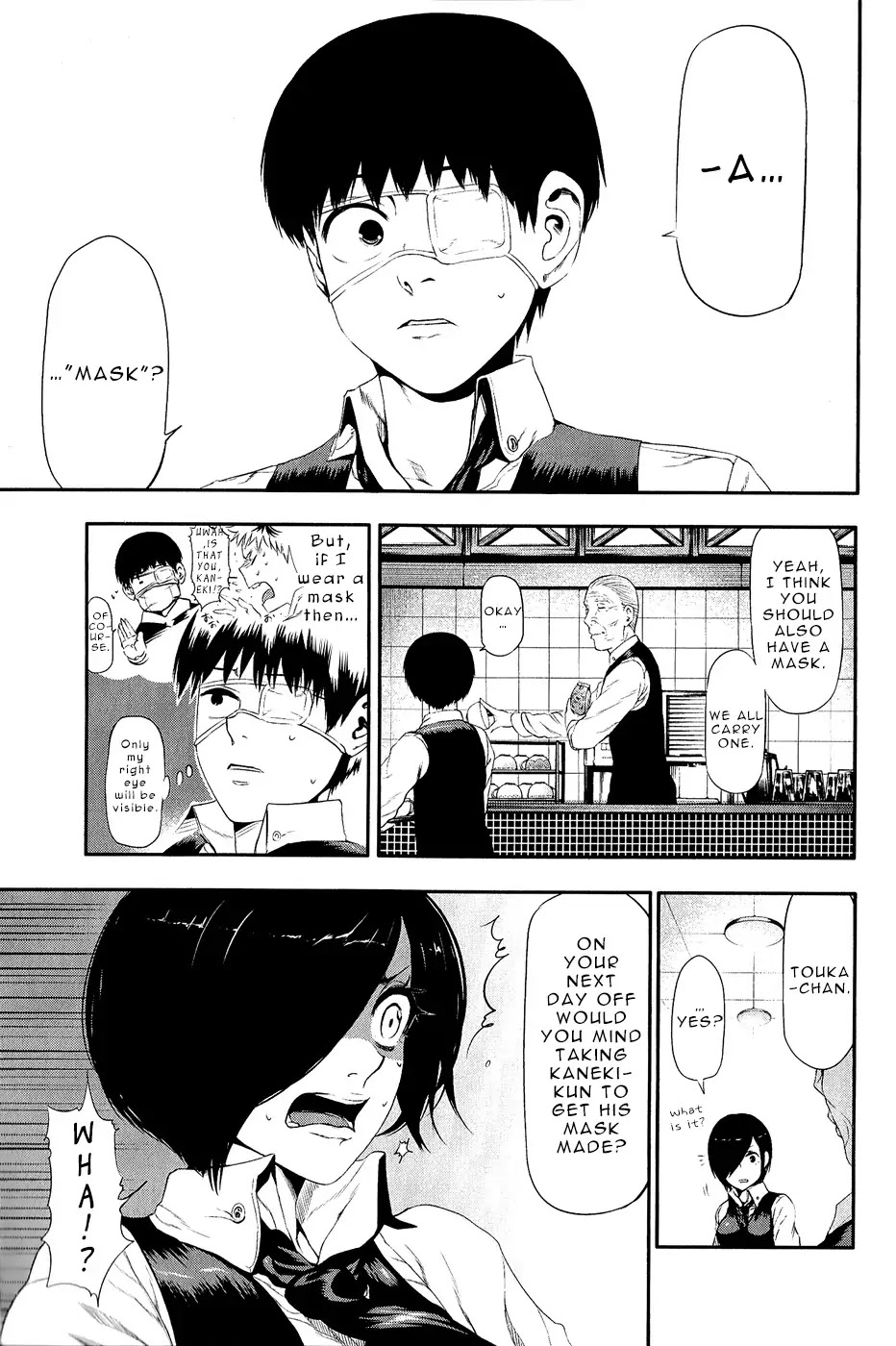 Tokyo Ghoul Chapter 11 page 4 - Chapter 11: Mask