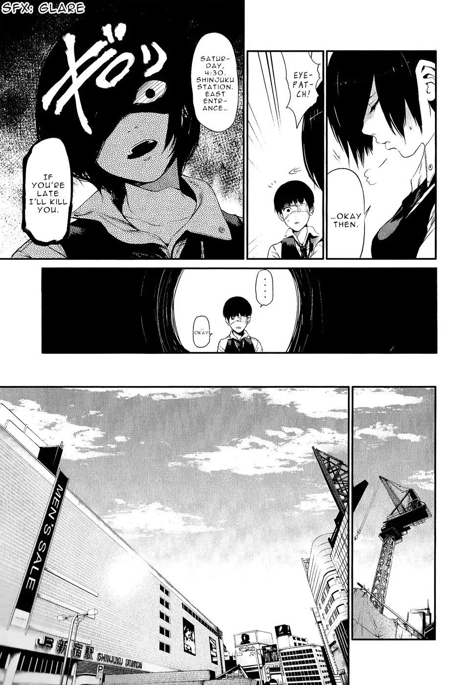 Tokyo Ghoul Chapter 11 page 6 - Chapter 11: Mask