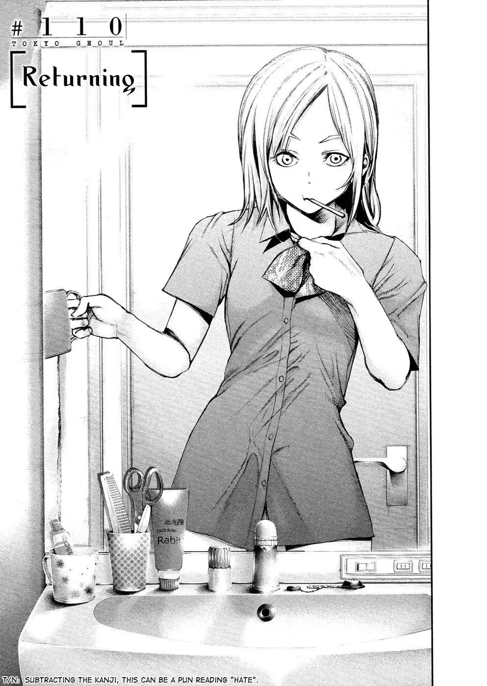 Tokyo Ghoul Chapter 110 page 2 - Chapter 110: Returning