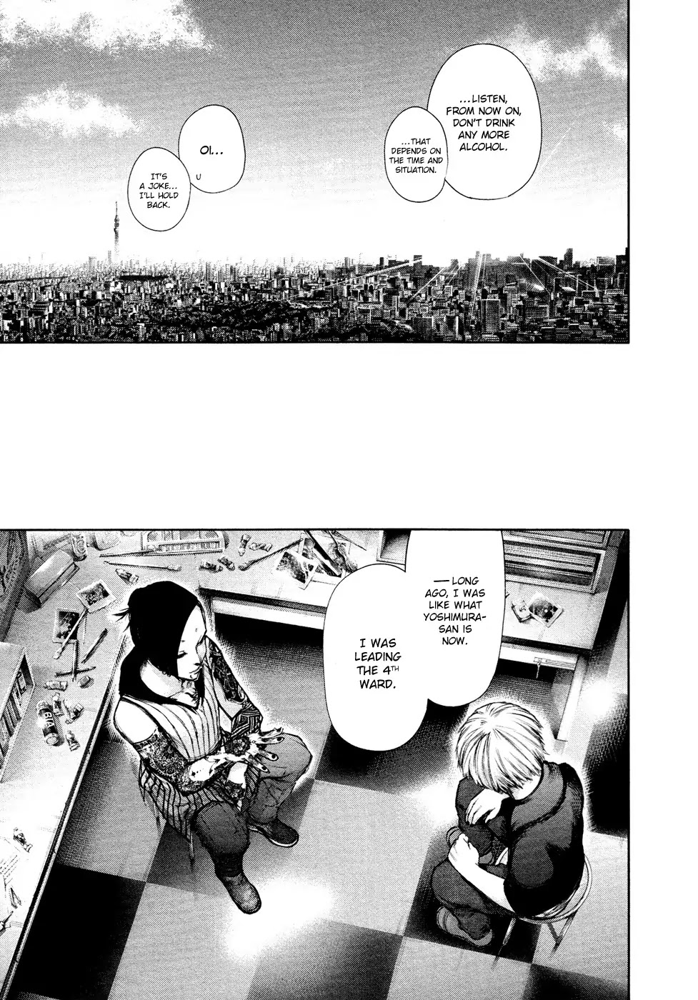 Tokyo Ghoul Chapter 111 page 14 - Chapter 111: Railway