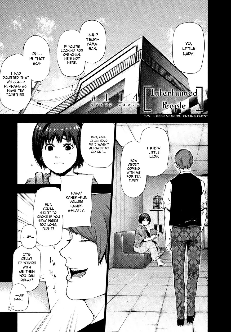 Tokyo Ghoul Chapter 114 page 2 - Chapter 114: Intertwined People