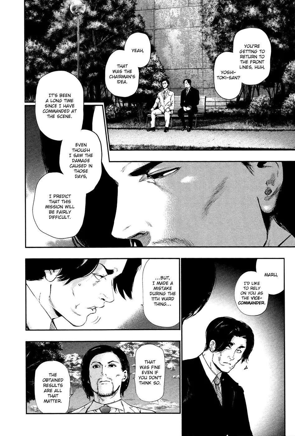Tokyo Ghoul Chapter 121 page 13 - Chapter 121: Bull's Eye