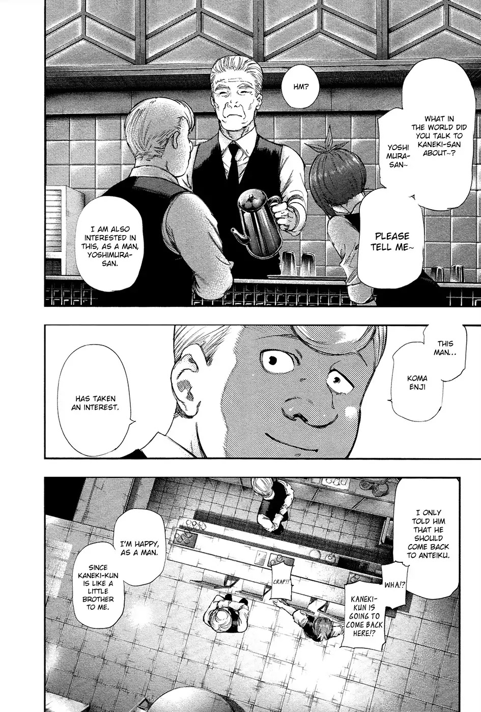Tokyo Ghoul Chapter 121 page 15 - Chapter 121: Bull's Eye