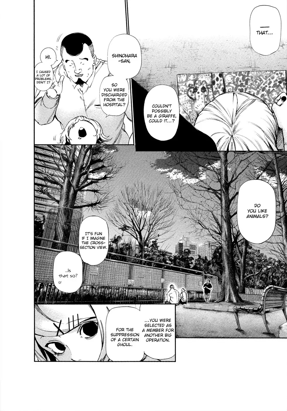 Tokyo Ghoul Chapter 122 page 19 - Chapter 122: Yellow Bell