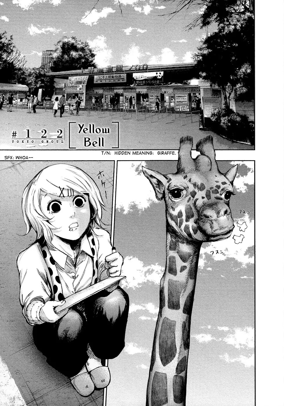 Tokyo Ghoul Chapter 122 page 4 - Chapter 122: Yellow Bell