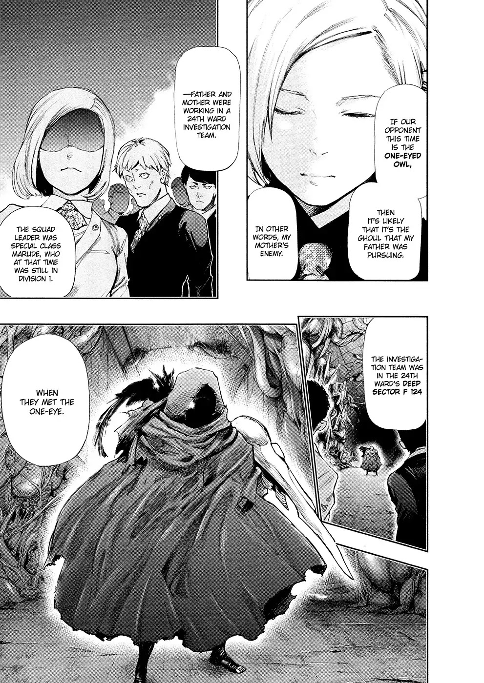 Tokyo Ghoul Chapter 124 page 8 - Chapter 124: Way of Speaking