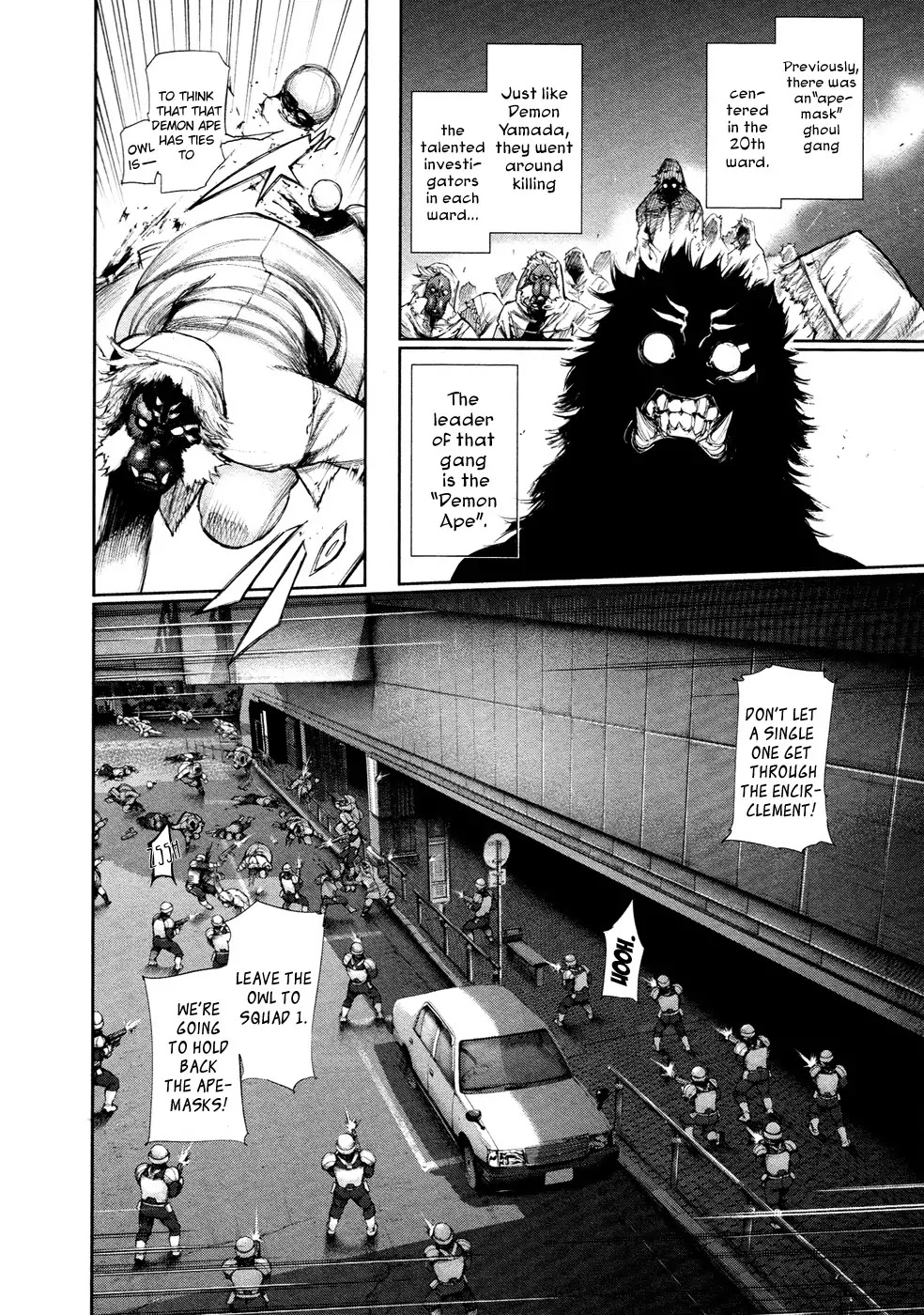 Tokyo Ghoul Chapter 127 page 3 - Chapter 127: Dogs and Monkeys