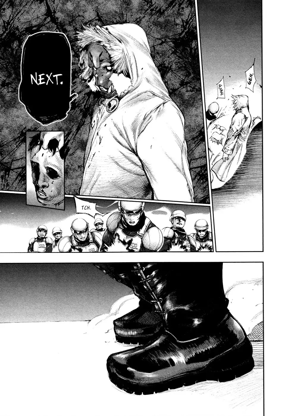 Tokyo Ghoul Chapter 127 page 4 - Chapter 127: Dogs and Monkeys