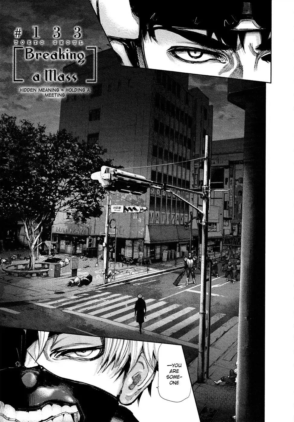 Tokyo Ghoul Chapter 133 page 3 - Chapter 133: Breaking a Mass