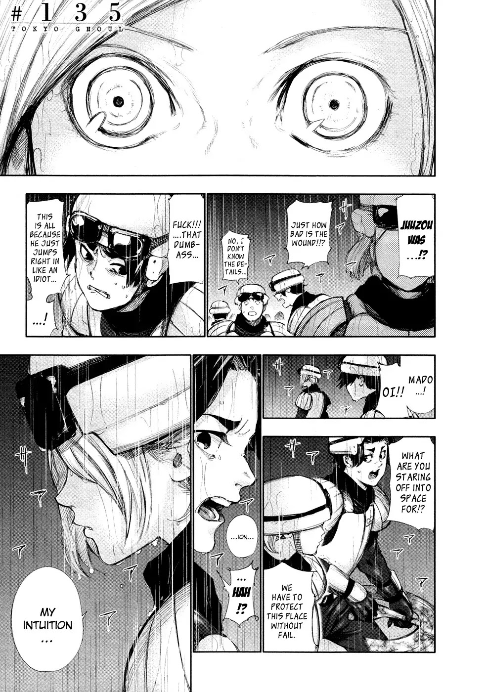 Tokyo Ghoul Chapter 135 page 1 - Chapter 135: Final Shower