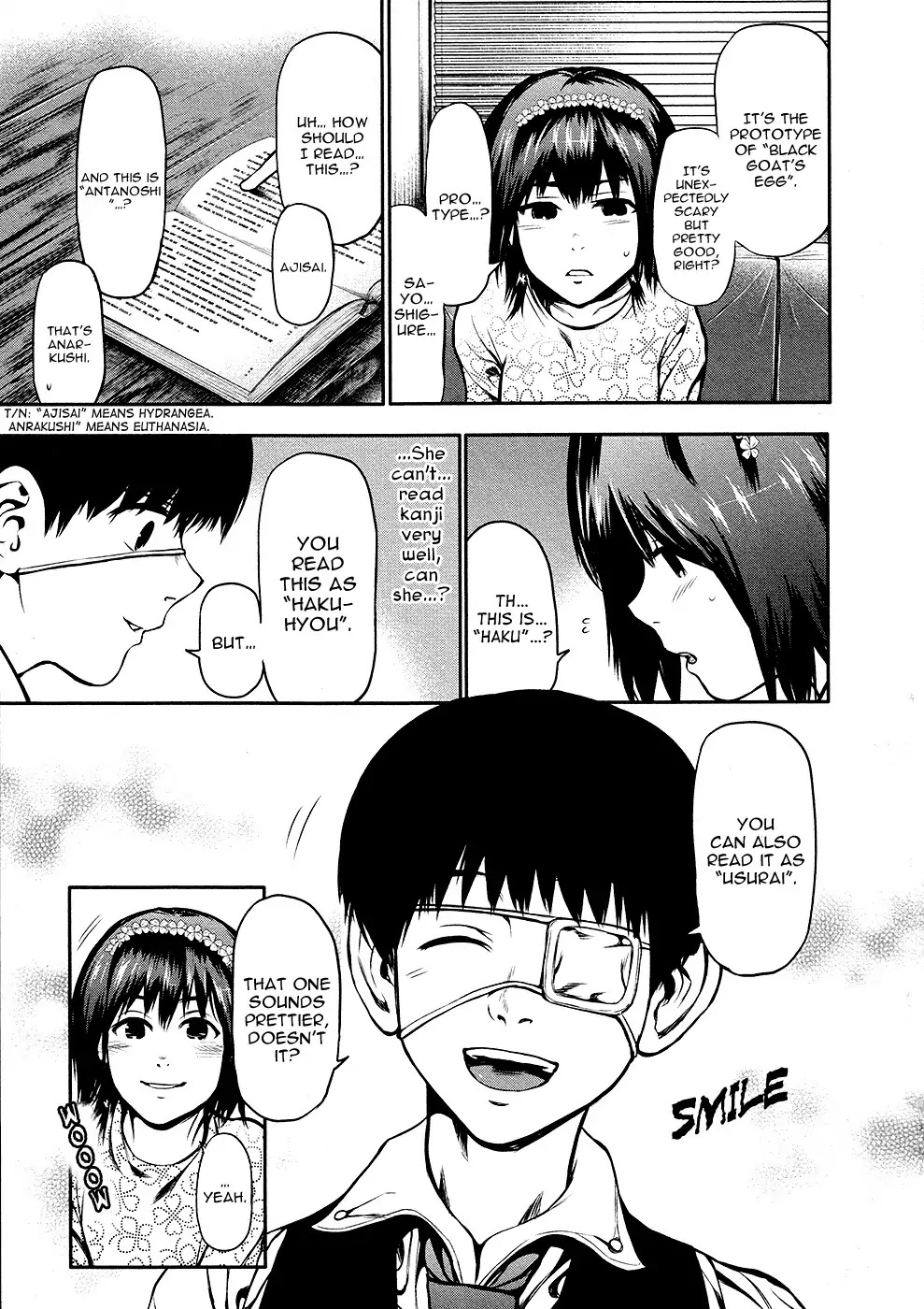 Tokyo Ghoul Chapter 14 page 12 - Chapter 14: Sudden Shower