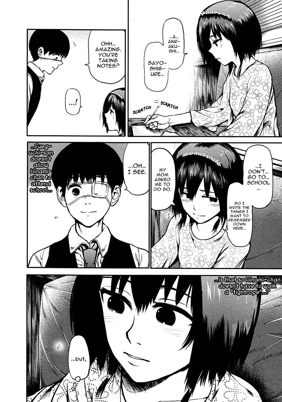 Tokyo Ghoul Chapter 14 page 13 - Chapter 14: Sudden Shower