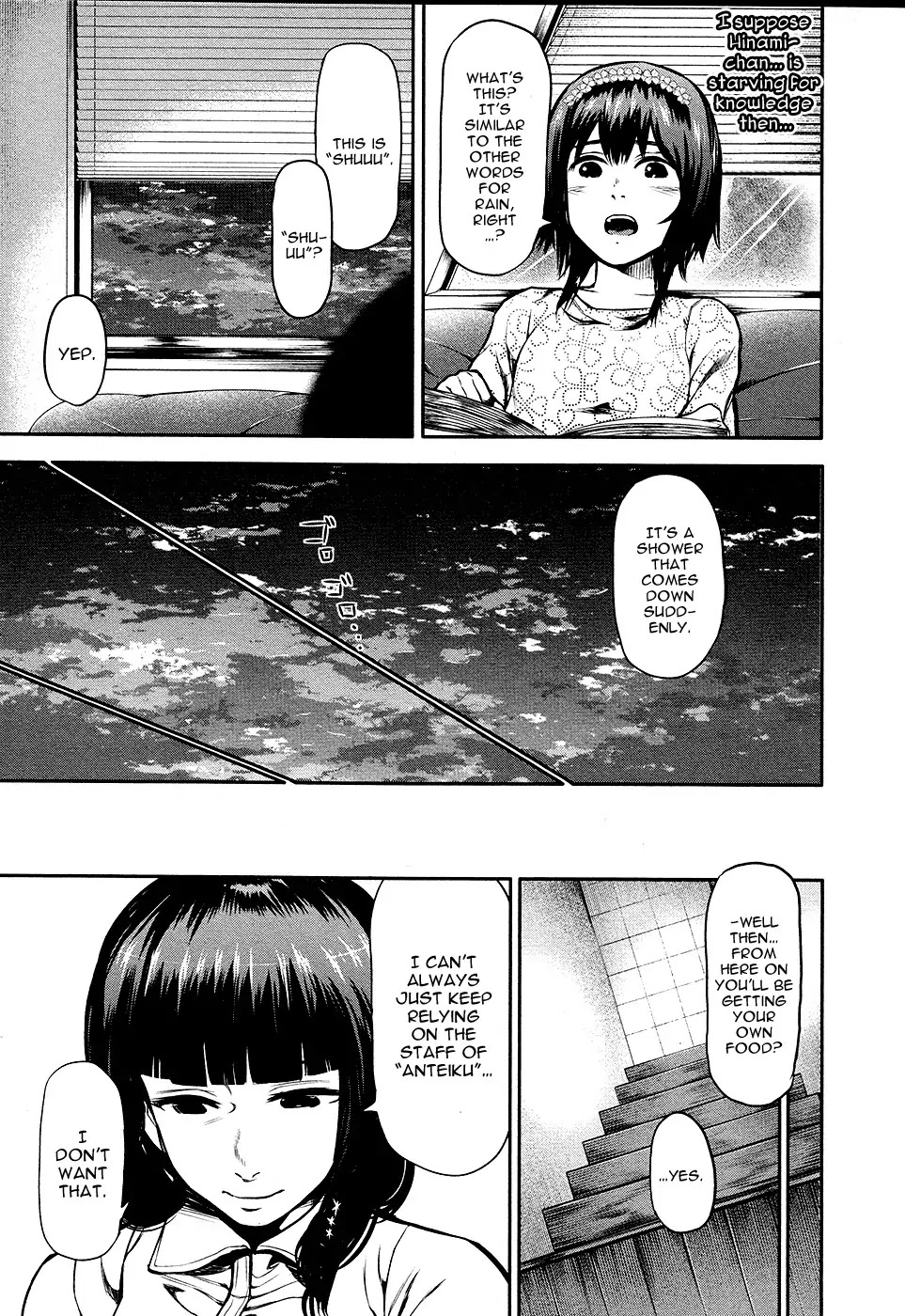 Tokyo Ghoul Chapter 14 page 14 - Chapter 14: Sudden Shower