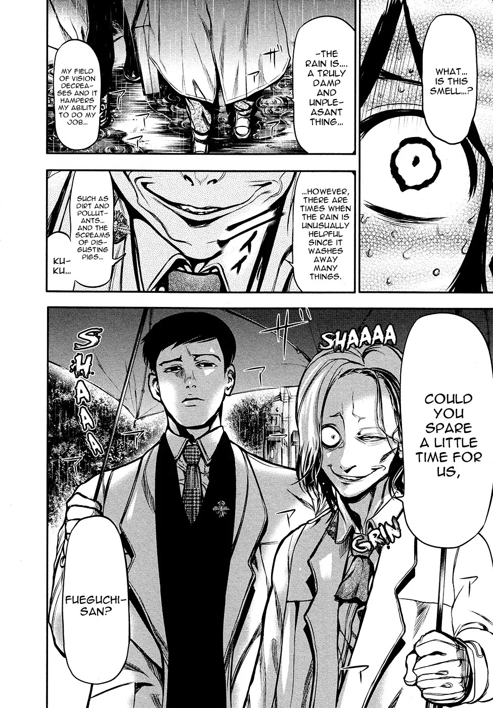 Tokyo Ghoul Chapter 14 page 19 - Chapter 14: Sudden Shower
