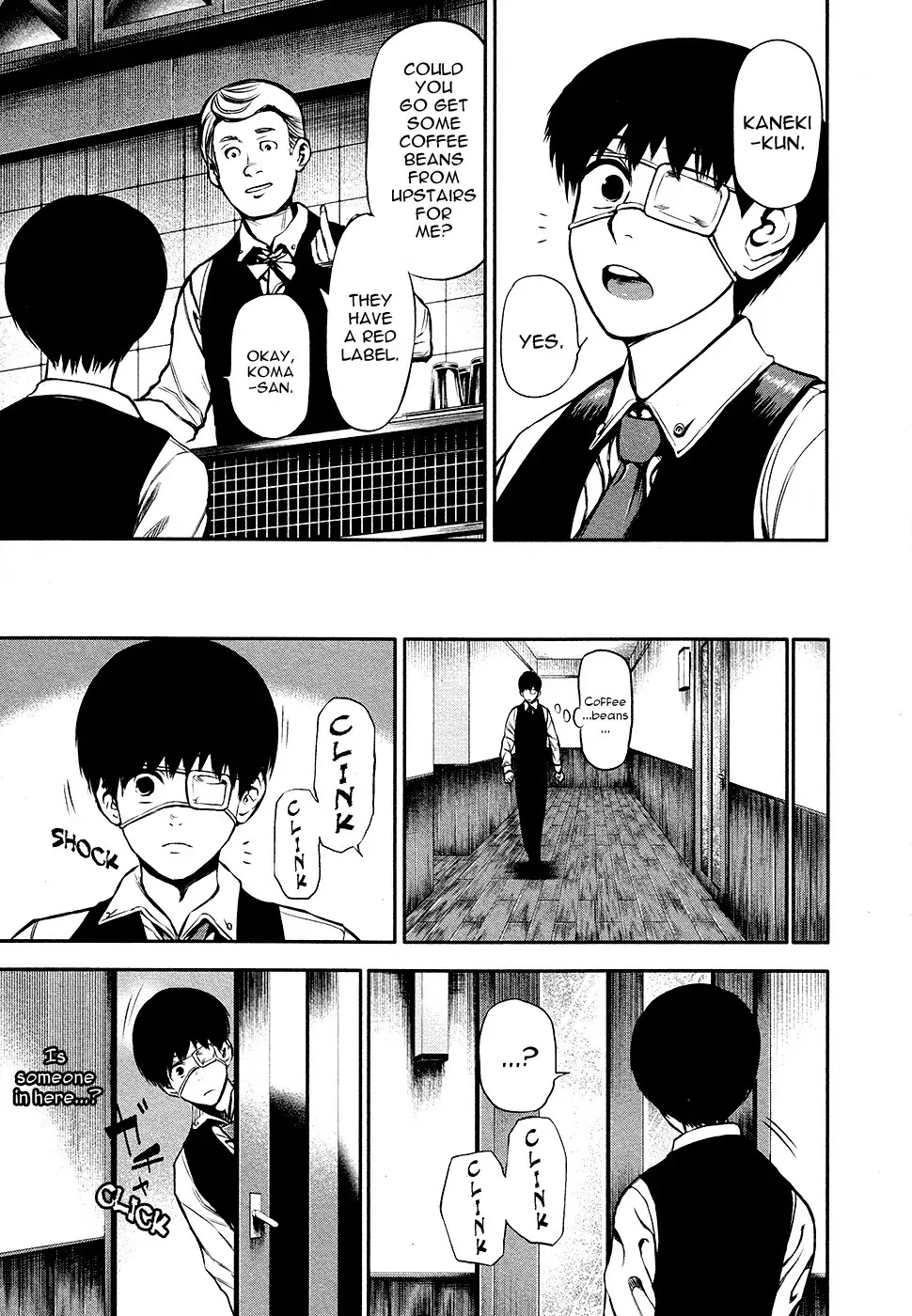 Tokyo Ghoul Chapter 14 page 4 - Chapter 14: Sudden Shower