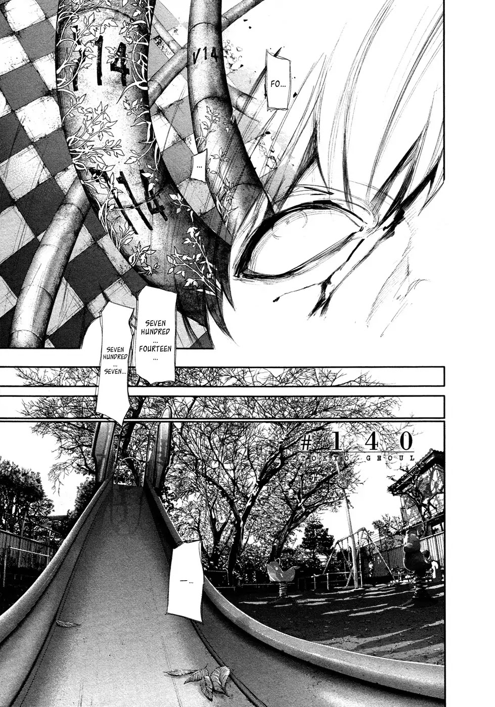 Tokyo Ghoul Chapter 140 page 1 - Chapter 140: Sharp Voice
