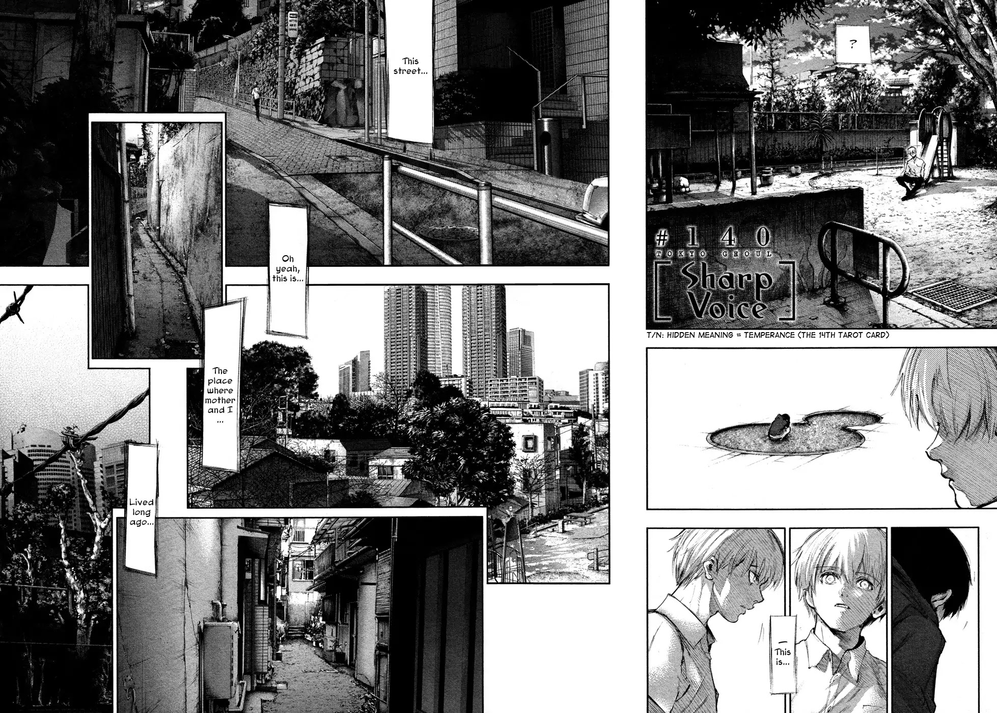 Tokyo Ghoul Chapter 140 page 2 - Chapter 140: Sharp Voice