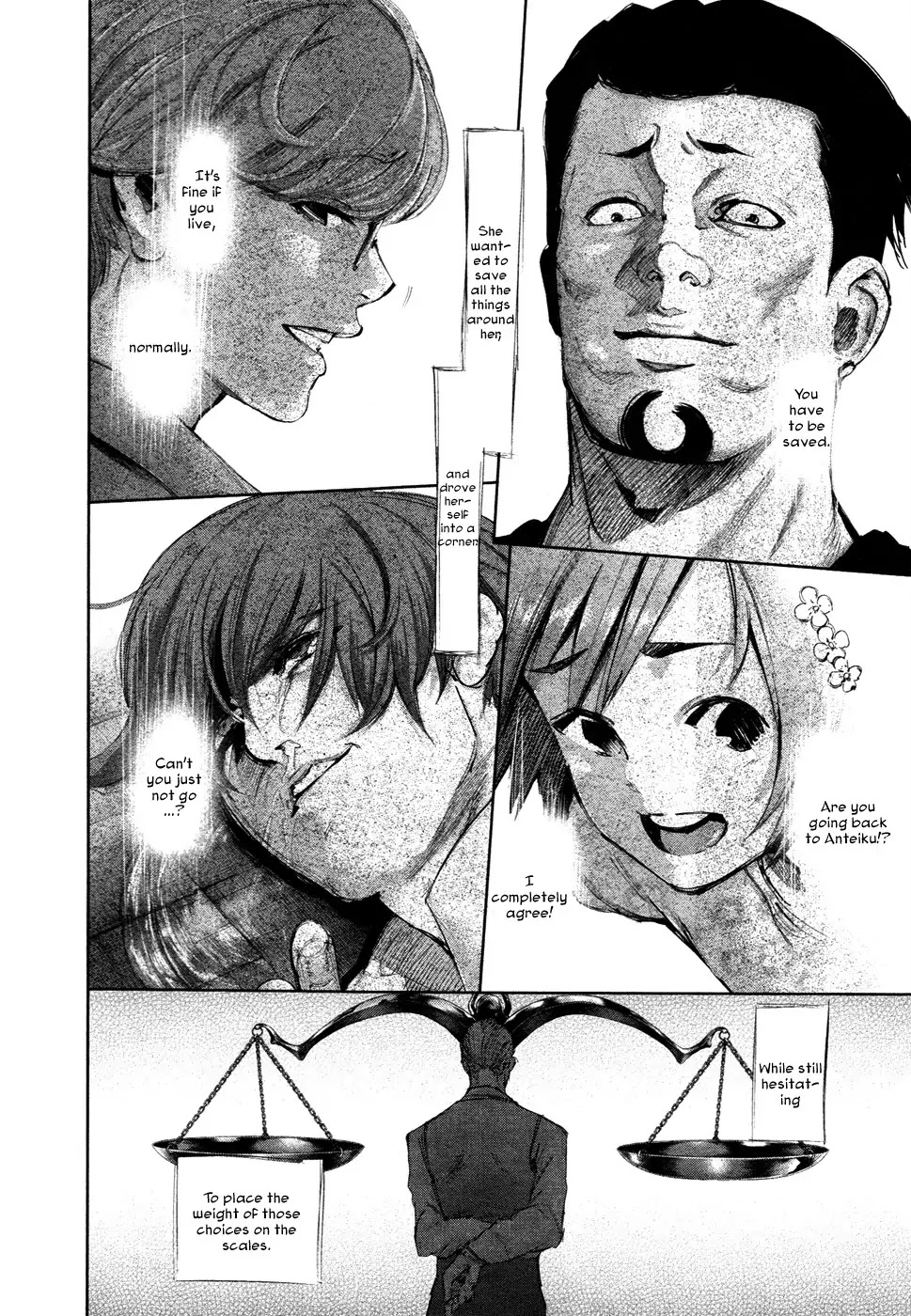 Tokyo Ghoul Chapter 140 page 5 - Chapter 140: Sharp Voice
