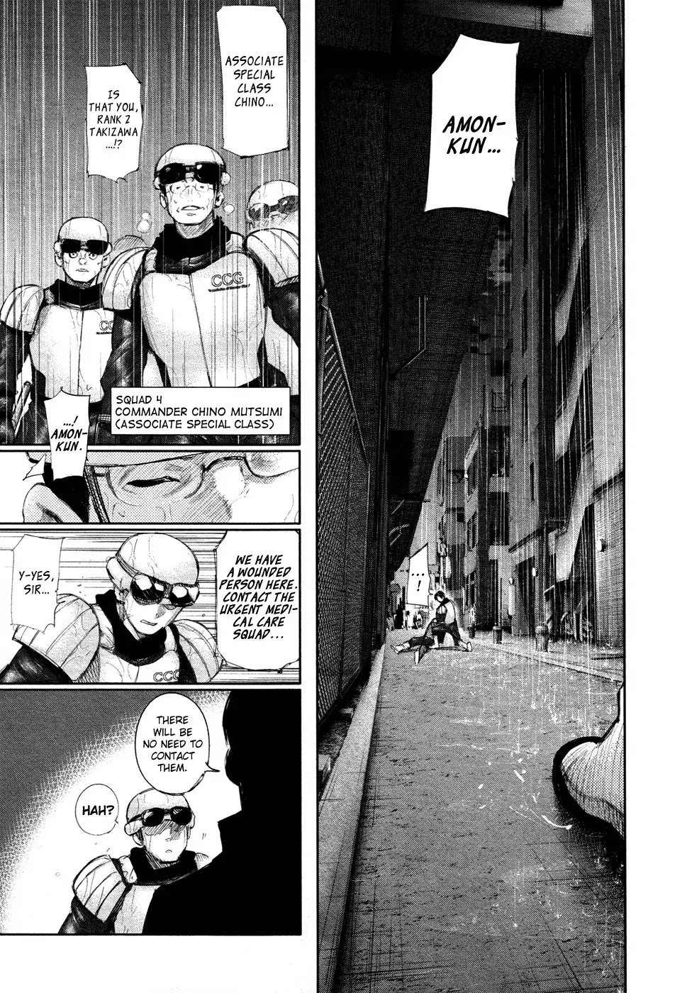 Tokyo Ghoul Chapter 141 page 3 - Chapter 141: Scarred Child