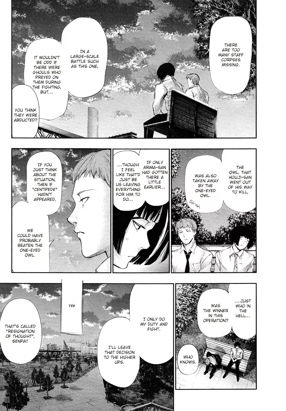 Tokyo Ghoul Chapter 143 page 11 - Chapter 143: + Epilogue: Ken