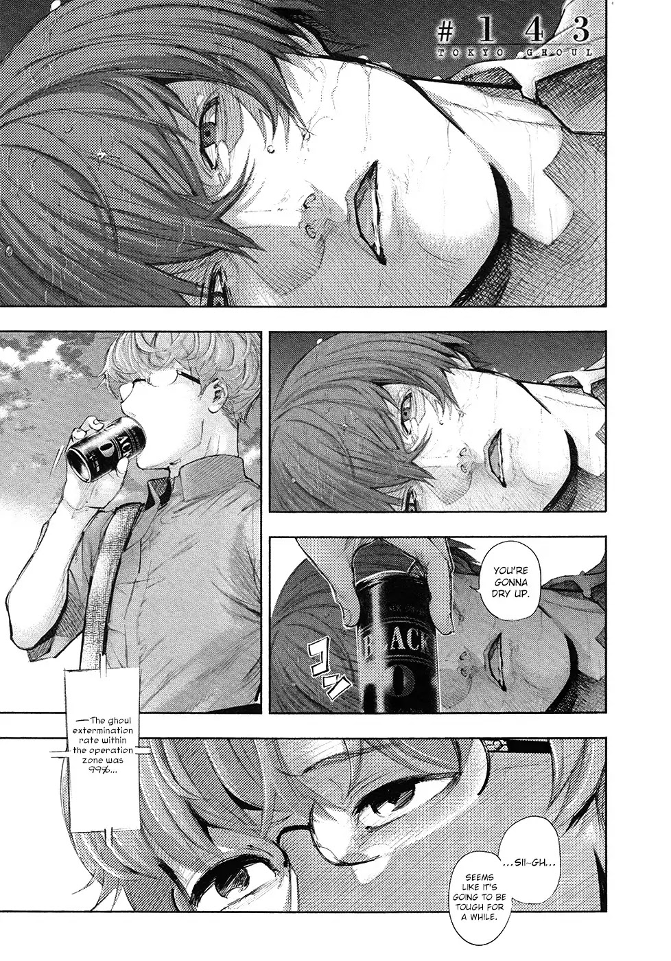 Tokyo Ghoul Chapter 143 page 3 - Chapter 143: + Epilogue: Ken