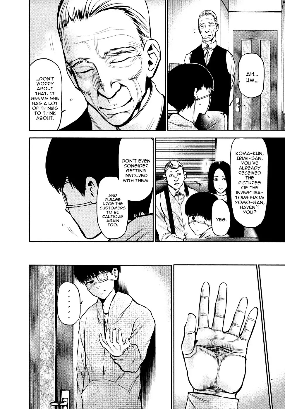 Tokyo Ghoul Chapter 16 page 13 - Chapter 16: Imprisonment