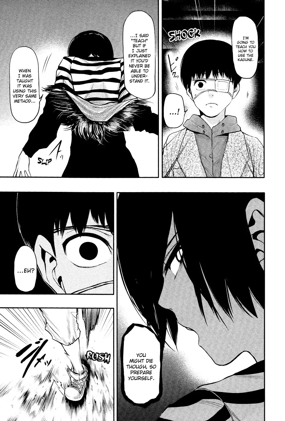 Tokyo Ghoul Chapter 19 page 8 - Chapter 19: Underground