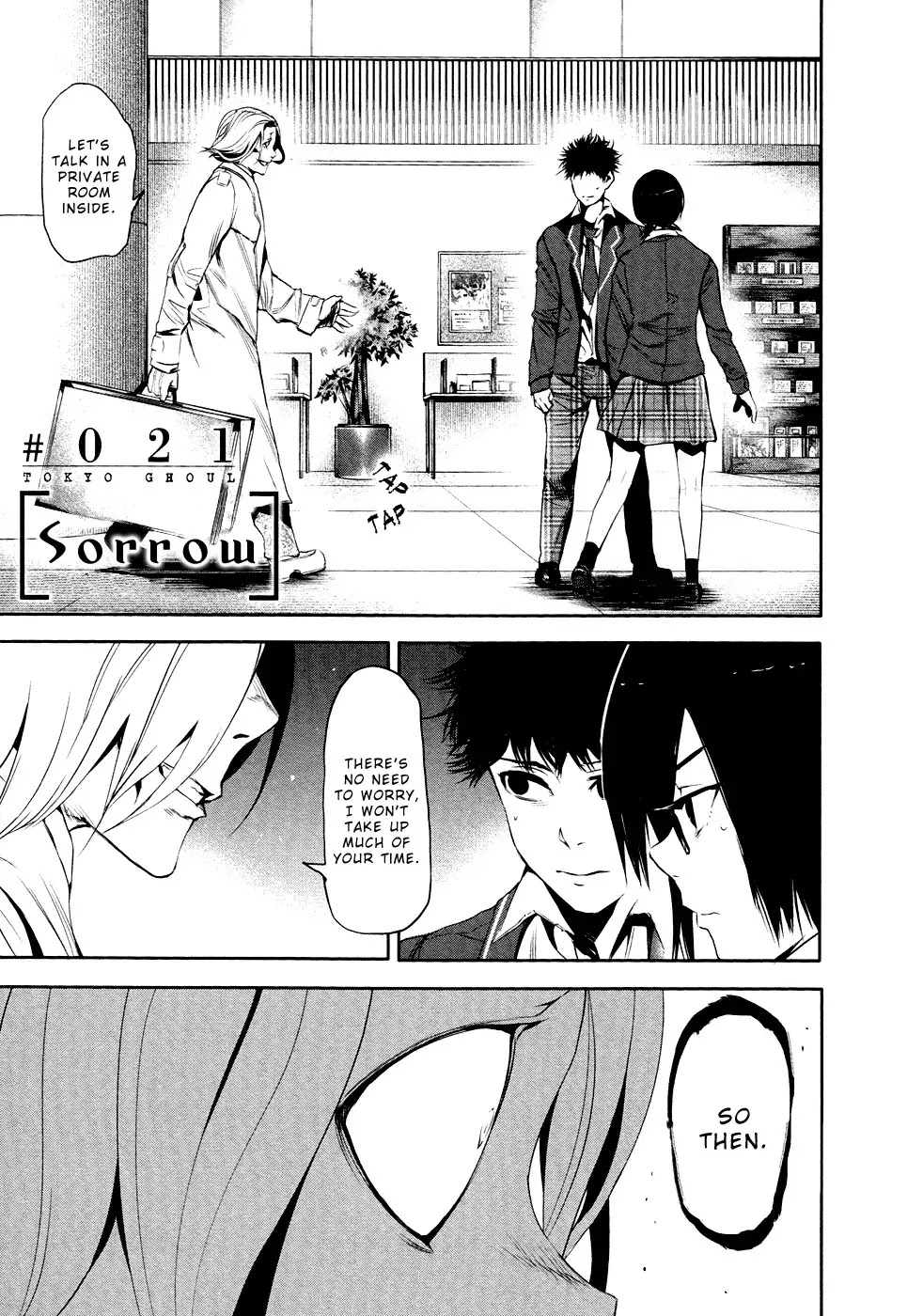 Tokyo Ghoul Chapter 21 page 2 - Chapter 21: Sorrow