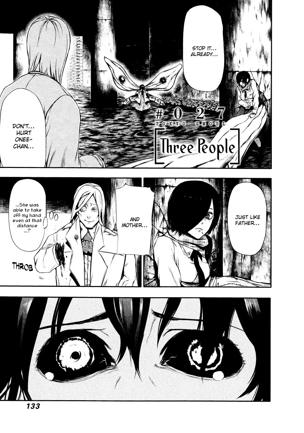 Tokyo Ghoul Chapter 27 page 2 - Chapter 27: Three People