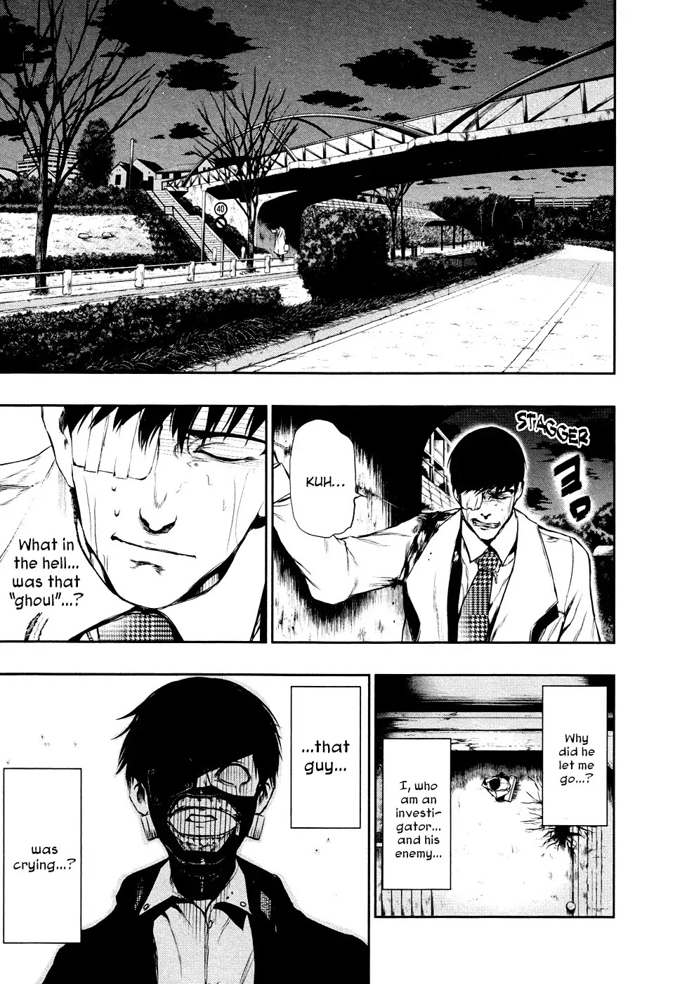 Tokyo Ghoul Chapter 27 page 8 - Chapter 27: Three People