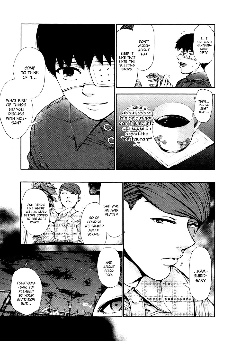 Tokyo Ghoul Chapter 36 page 12 - Chapter 36: Preliminary Arrangements