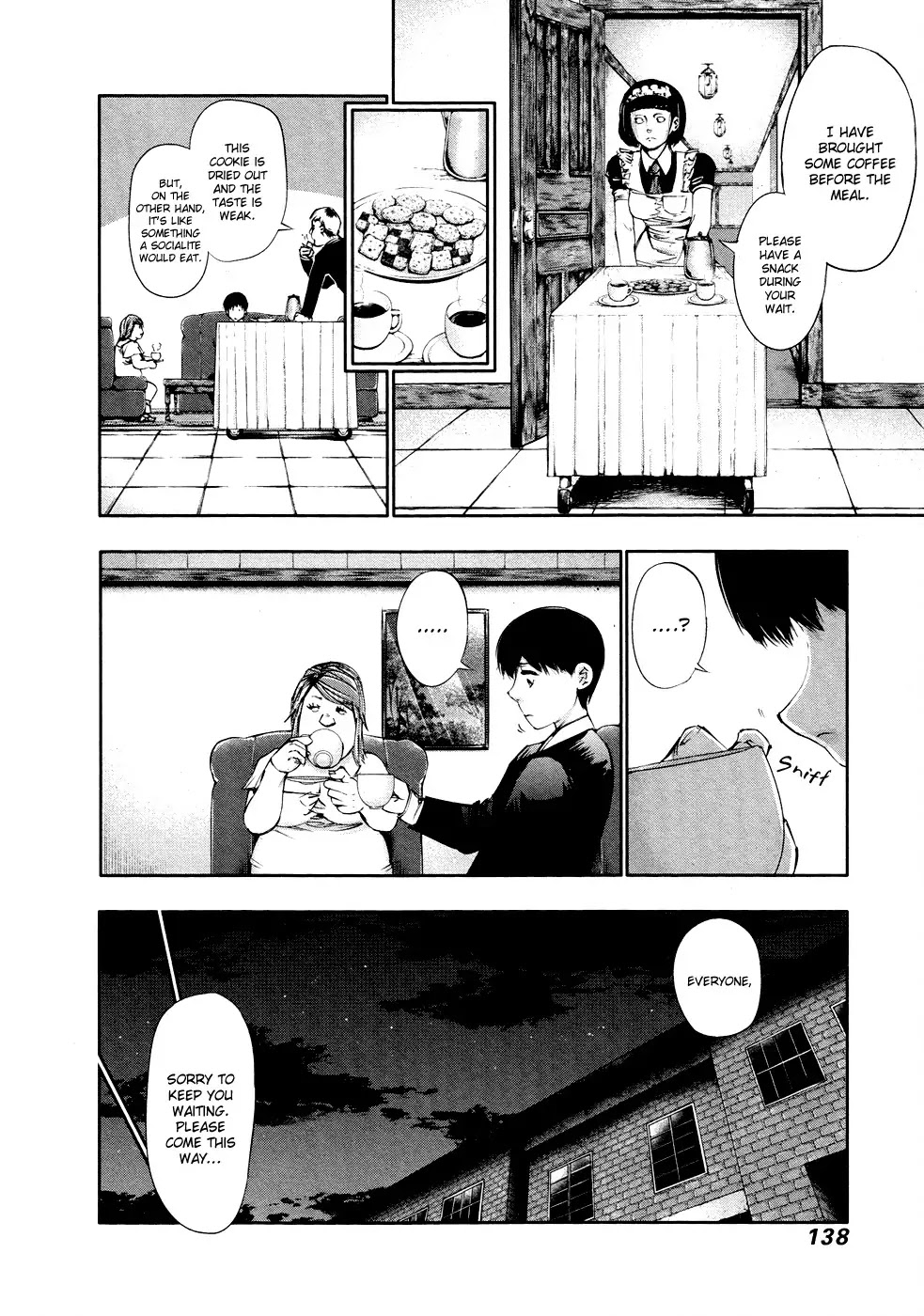 Tokyo Ghoul Chapter 37 page 8 - Chapter 37: Dinner