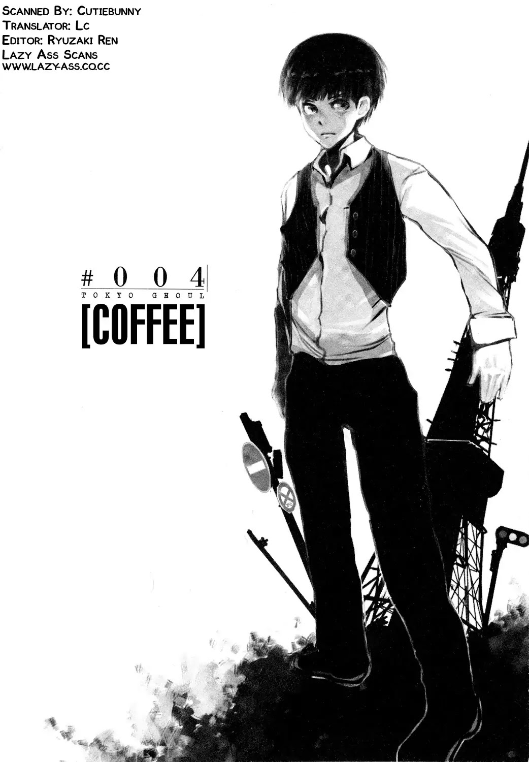 Tokyo Ghoul Chapter 4 page 1 - Chapter 4: Coffee