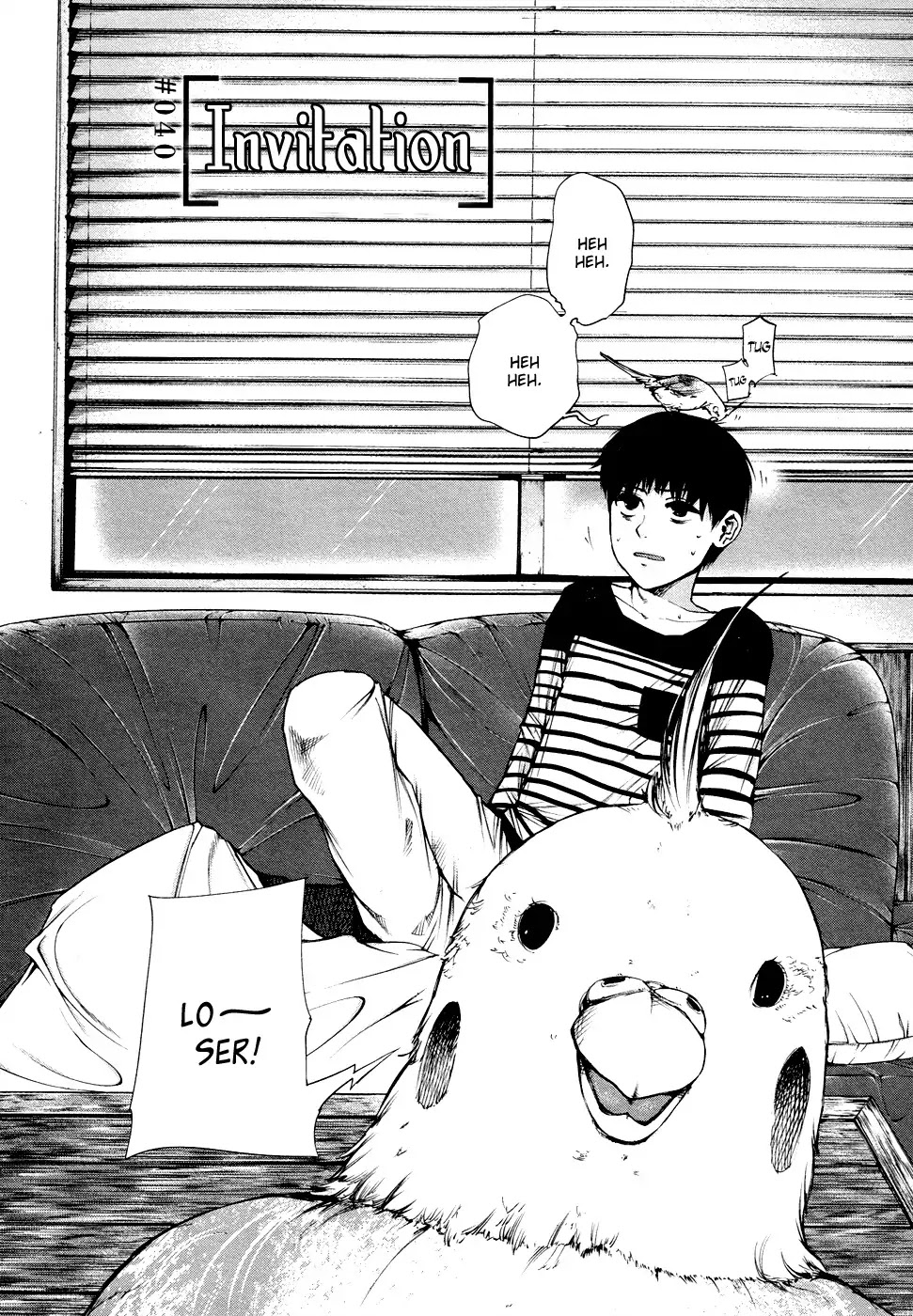 Tokyo Ghoul Chapter 40 page 5 - Chapter 40: Invitation
