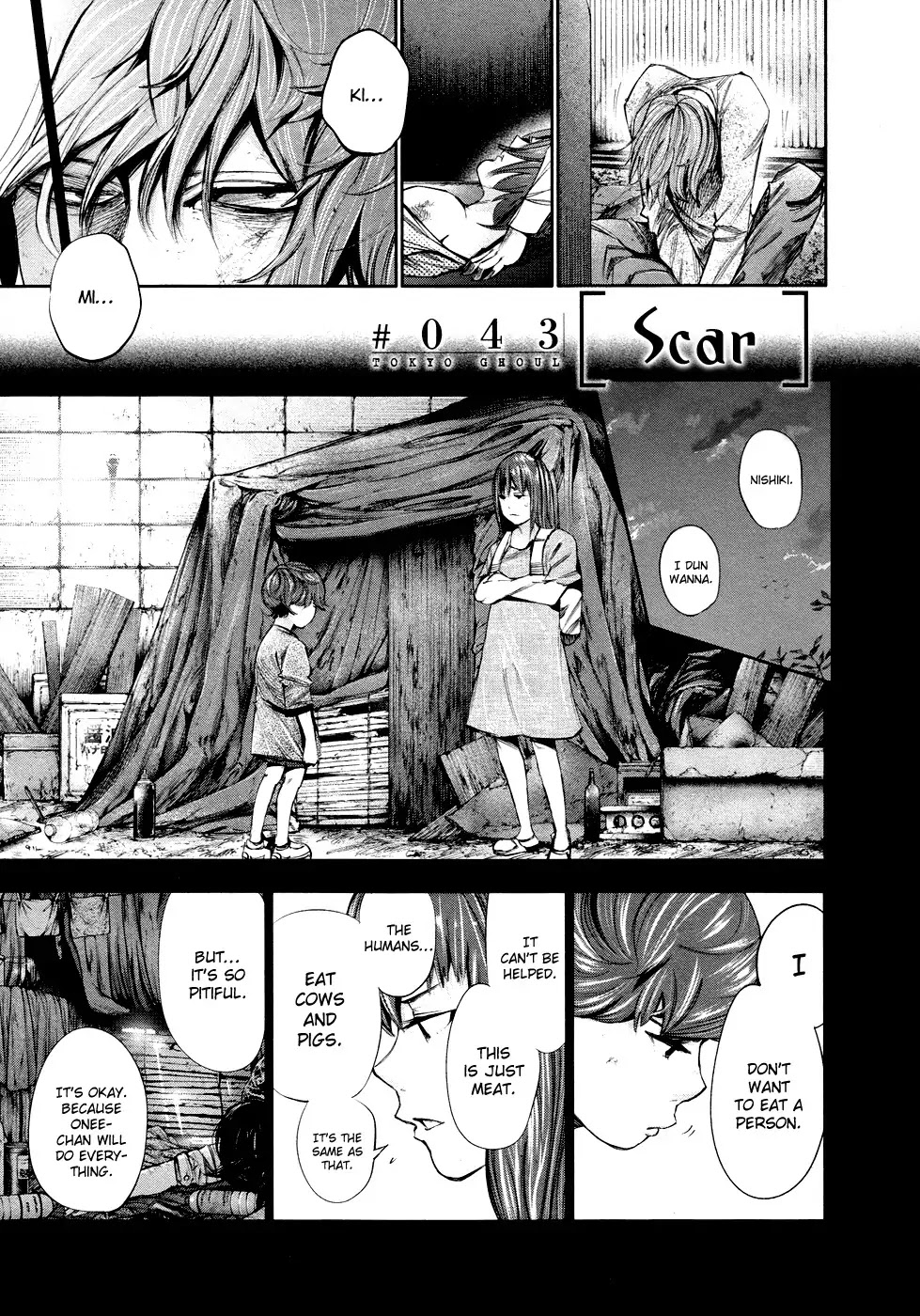 Tokyo Ghoul Chapter 43 page 4 - Chapter 43: Scar