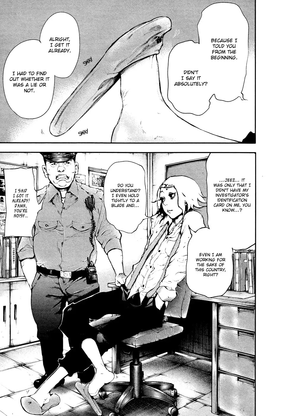 Tokyo Ghoul Chapter 48 page 14 - Chapter 48: Ear Bone