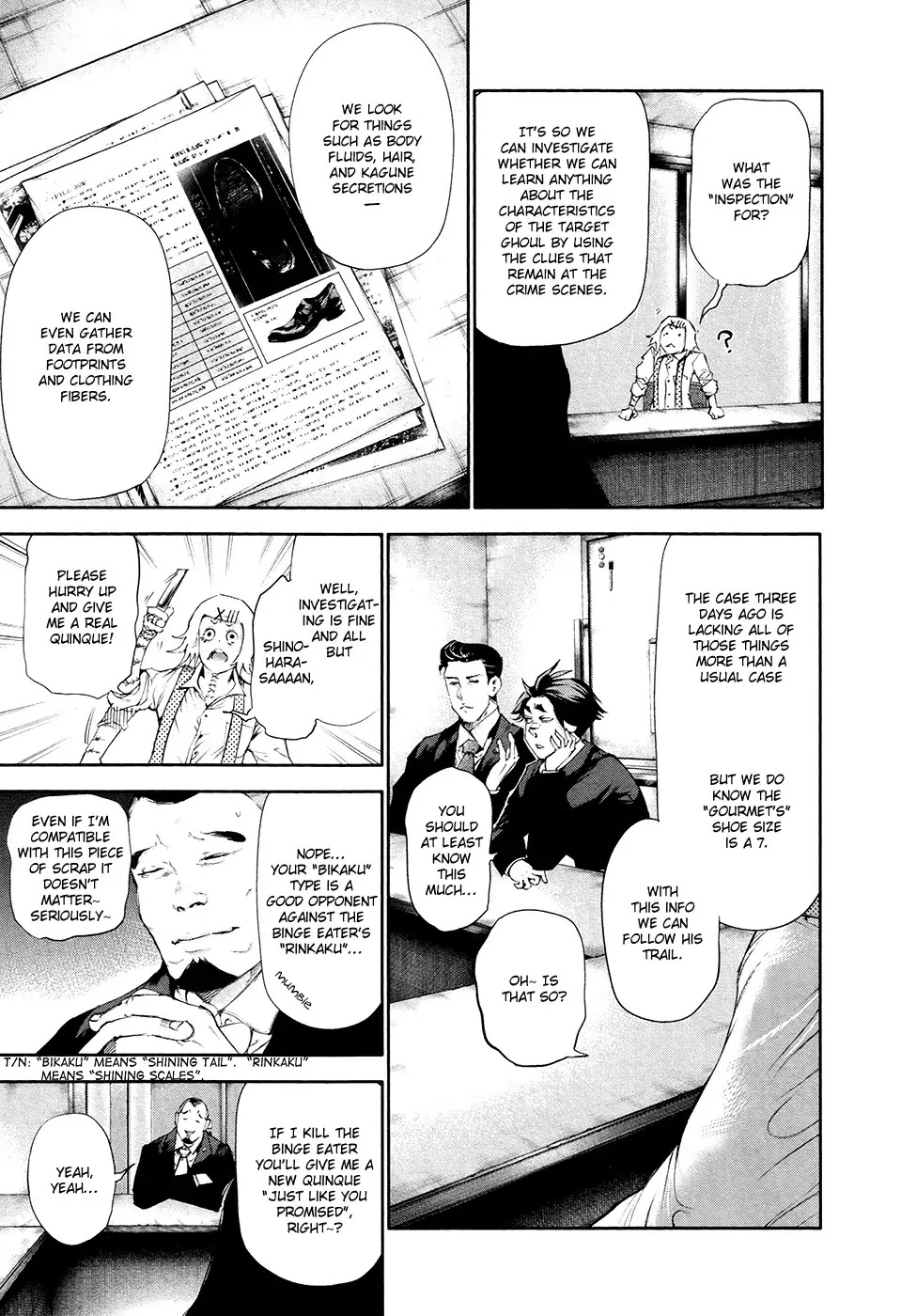 Tokyo Ghoul Chapter 49 page 10 - Chapter 49: Caged Bird